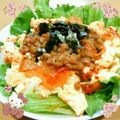 RIKOTORA's cooksnap of when they made チンして混ぜて乗せるだけ！簡単納豆キムチ.