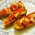 きっこ＠南西フランス's cooksnap of when they made おいしい夏野菜・トマトで簡単ブルスケッタ.