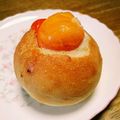 てこてこ☀'s cooksnap of when they made 半熟卵パンカップ＊ツナ＆トマトウインナー.