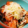 料理練習中のしのん's cooksnap of when they made モッツァレラ＆ナス＆豚のトマト煮込み♡.