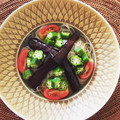 NanaoNoel's cooksnap of when they made 茄子とトマトの冷やし素麺.