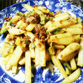 クックG8H181☆'s cooksnap of when they made ゴーヤとじゃがいものカレー炒め.