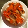 ちびまめママ◎'s cooksnap of when they made ウインナーとパプリカのレモンパセリ炒め.