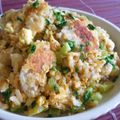 ayureo's cooksnap of when they made コロッケ・高菜　チャーハン.