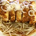 かおぽんぽこりん's cooksnap of when they made 鶏肉をパリッと揚げて甘辛ダレでもやしと♪.