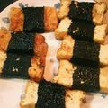 くまのぶーたろう's cooksnap of when they made 厚揚げ海苔巻きのバターソテー.