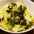 ★れおん★'s cooksnap of when they made ＊レタスと海苔のごまごまサラダ＊.