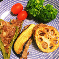 okuu's cooksnap of when they made 合挽き肉と3種のお野菜のはさみ焼き.