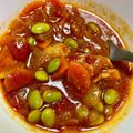 ゆきりんまる's cooksnap of when they made トマト缶で煮ました☆チキン＆大豆.