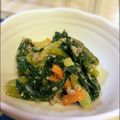 ☆路架☆'s cooksnap of when they made チアシード入り☆ほうれん草の胡麻和え.