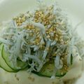 あちちょ's cooksnap of when they made さっぱり美味♫じゃこと胡瓜の塩やっこ.