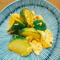 ひろか★'s cooksnap of when they made キュウリと卵の炒め物.