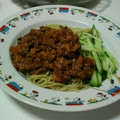 へろりーな's cooksnap of when they made ジャージャー麺の本格肉みそ！.