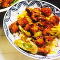 ふたぴぴ's cooksnap of when they made 焼き鳥アレンジ弁当.