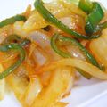 キャシーキャサリン's cooksnap of when they made 玉ねぎとピーマンのカレーケチャップ炒め.