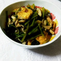 お芋とトマト's cooksnap of when they made かつお節香る♪小松菜と油あげの炒め煮.