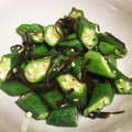 まうちい's cooksnap of when they made 超簡単！！オクラの簡単漬け.