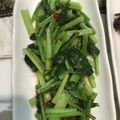 makosaka's cooksnap of when they made 小松菜ペペロンチーノ☆ガーリック醤油炒め.