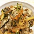 クック0EL6OE☆'s cooksnap of when they made 牛肉と野菜のナムル風.