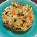 つぴ丸's cooksnap of when they made レンジで簡単！豆腐のヘルシー五目茶巾.