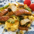 ともこキッチン's cooksnap of when they made スタミナ満点♪ゴーヤとうなぎの炒め物.