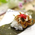 ramuneᐝiRo's cooksnap of when they made 焼きそば手巻き♡.