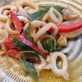 クック2Q10JU☆'s cooksnap of when they made イカとインゲンのオリーブオイル味噌炒め.