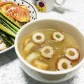 クックJSQBSV☆'s cooksnap of when they made レタスとちくわのピリ辛中華スープ.