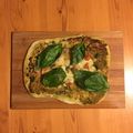 ｍａｐｌｅ。▽▲'s cooksnap of when they made リコッタチーズピザ❁ジェノベーゼver.