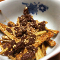 如月＊'s cooksnap of when they made ごぼうの甘辛和え♪クセになる食感.