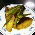 ひとみn♪'s cooksnap of when they made 手抜き流♪ナスとおくらの揚げ煮浸し風.