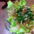 有希-yuki-'s cooksnap of when they made 青のりで☆和風レタスサラダ.