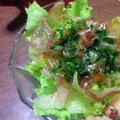有希-yuki-'s cooksnap of when they made 青のりで☆和風レタスサラダ.