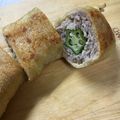にじいろにじこ's cooksnap of when they made 豚ひき肉とオクラの油揚げロール.