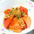 RIKOTORA's cooksnap of when they made さっぱりウマ★キムチ納豆inトマト.