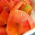 RIKOTORA's cooksnap of when they made 凍らせトマト.
