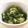 ♡タルト♡'s cooksnap of when they made きゅうりと大葉の酢の物.