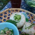 もりあん農園's cooksnap of when they made 夫が好きな刻みキュウリの漬け物おにぎり.