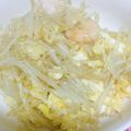 ちゅんよつ's cooksnap of when they made エビニラもやしの卵炒め.
