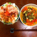 ゆっずぽん's cooksnap of when they made ナスとトマトのとろーり♥カマンベール炒め.