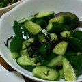 えもみる's cooksnap of when they made きゅうりの塩昆布和え.