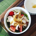 shiori65's cooksnap of when they made ❤トマトとささみのダイエットサラダ.