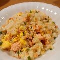 keikoree's cooksnap of when they made 焼き鮭でチャーハン☆.
