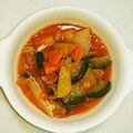 クックUQQ0FW☆'s cooksnap of when they made かぼちゃパプリカ茄子で簡単トマトスープ.
