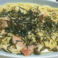 太巻きたまご's cooksnap of when they made 簡単！シメジ＆ベーコンの和風スープスパ.