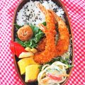 ラモちゃん☆'s cooksnap of when they made お花見にも✩まっすぐエビフライ✩.