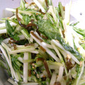 ケム's cooksnap of when they made 簡単♪水菜と昆布のごま油和え.