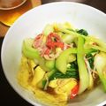 yunbon's cooksnap of when they made 作り置き・チンゲン菜のカニカマあんかけ.