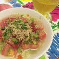 mik73i's cooksnap of when they made 冷やしピリ辛トマツナラーメン.