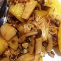 Eire's cooksnap of when they made しめじとじゃがいものにんにく醤油.